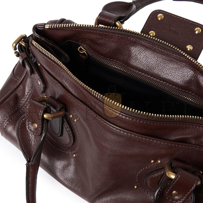 CHLOÉ PADDINGTON BAG IN GRAINED LEATHER CH25WS802P75602 (36*18*18cm)